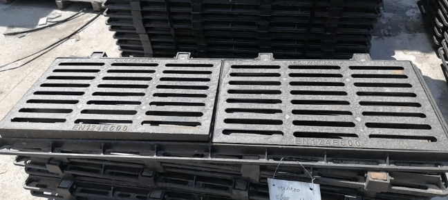 邯山球墨铸铁连体双篦展示